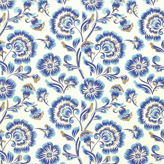 Blue Wildflowers Florentine Italian Print Paper ~ Rossi Italy